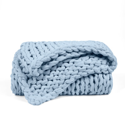 Wayfair chunky knit throw sale